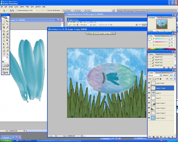 Creation of Daisy Fish: Step 8